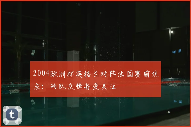 2004欧洲杯英格兰对阵法国赛前焦点:两队交锋备受关注