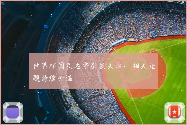 世界杯国足名字引发关注,相关话题持续升温